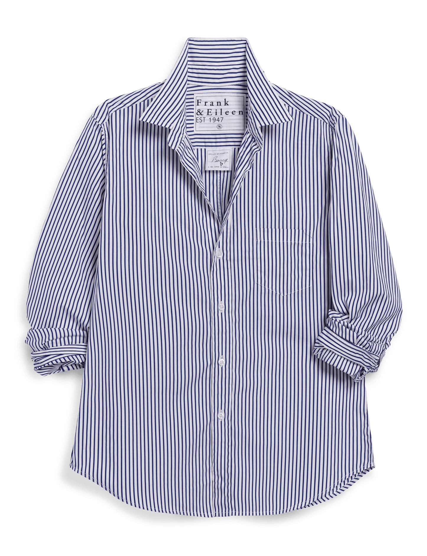 BARRY Blue and White Stripe, Italian Superluxe