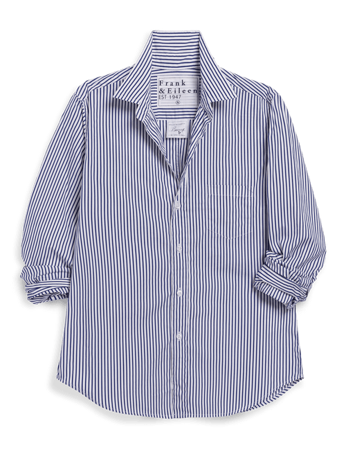 BARRY Blue and White Stripe, Italian Superluxe