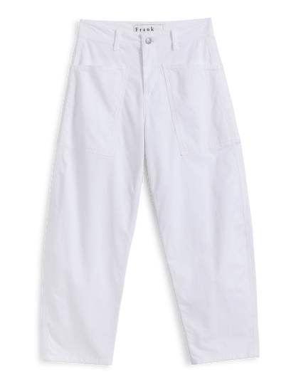 BRAY White, Italian Peached Twill