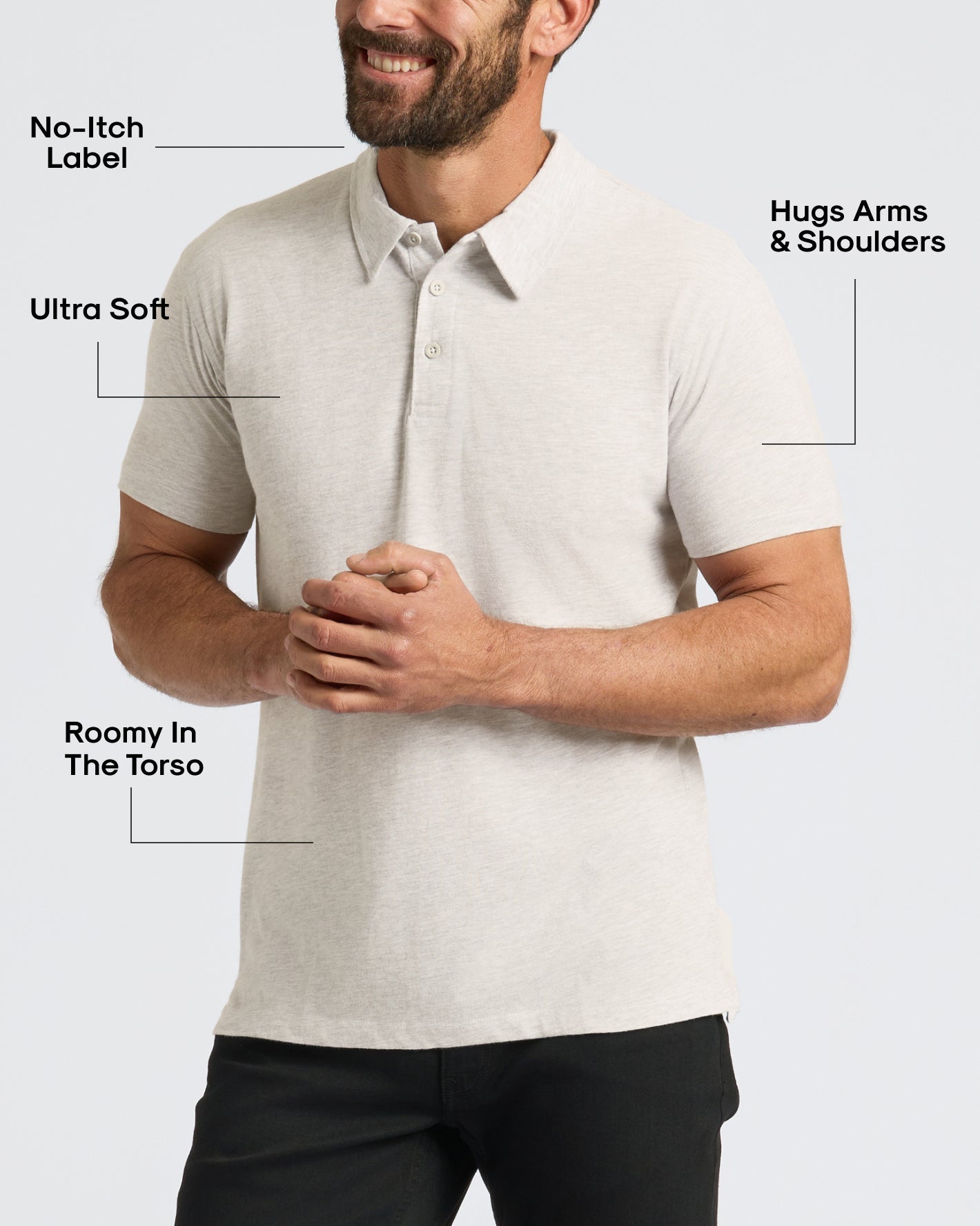 Oatmeal Classic Polo