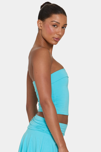 ButterCloud™ Tube Top in Aqua
