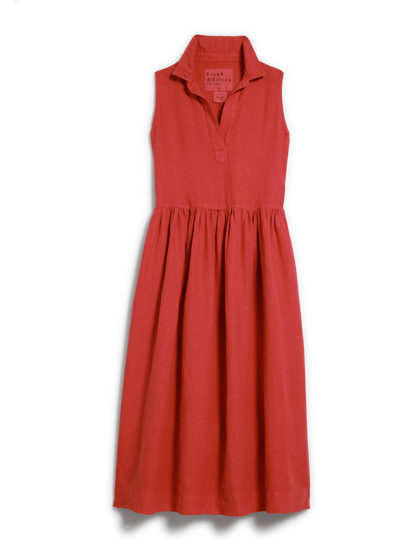 DAPHNE Summer Red, Washed Linen