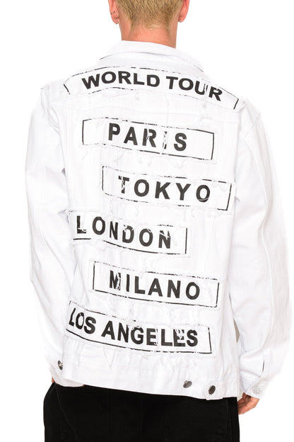 World Tour Colored Denim Jacket