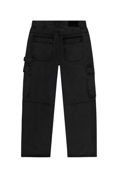 Baggy Fit Cargo Denim Jeans