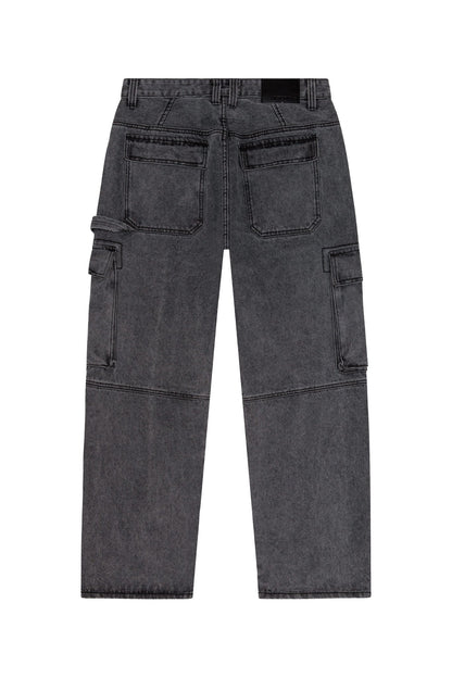 Baggy Fit Cargo Denim Jeans
