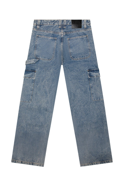 Baggy Fit Cargo Carpenter Denim Jeans