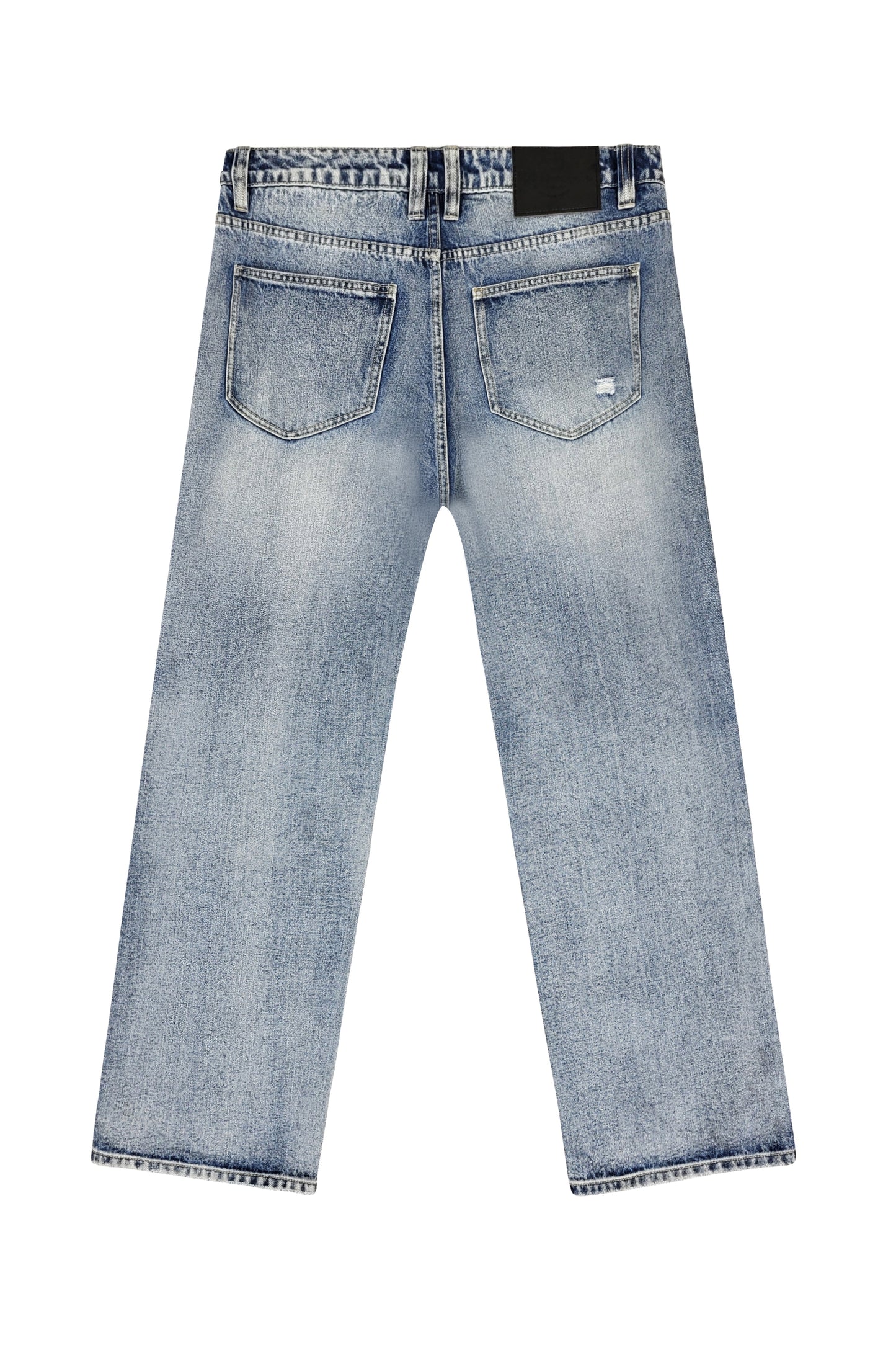 Baggy Fit Distressed Denim Jeans
