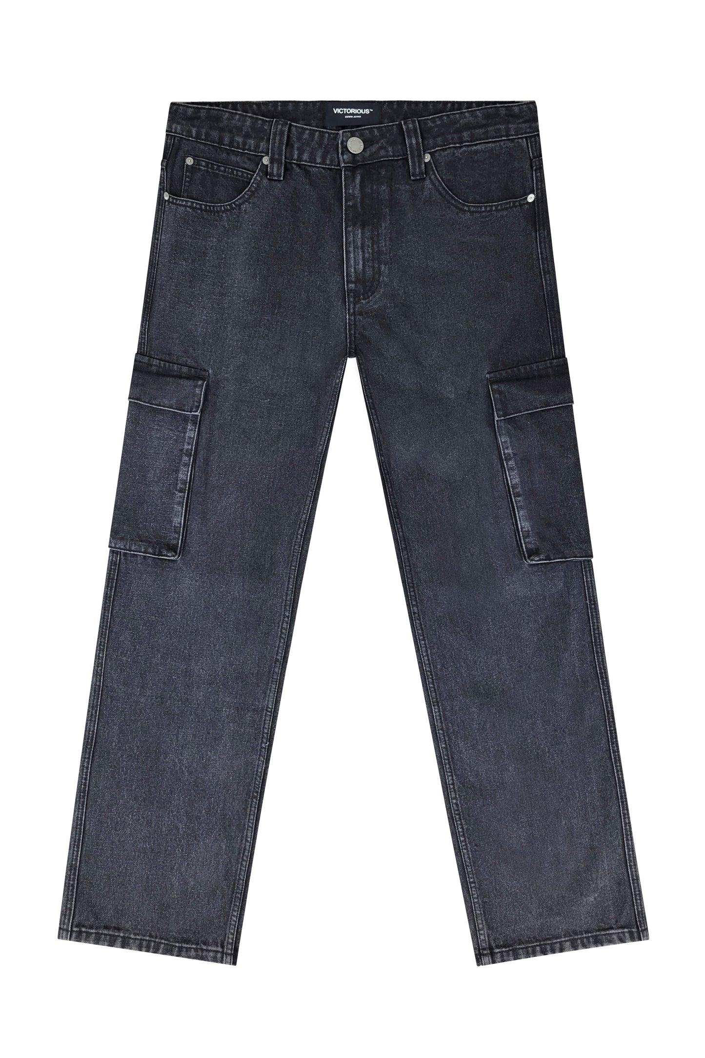 ANCHOR Baggy Fit Cargo Denim Jeans
