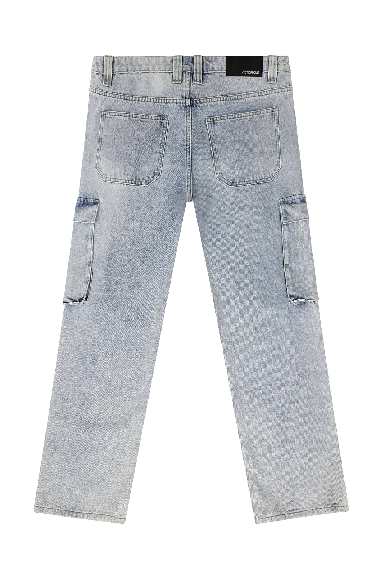 ANCHOR Baggy Fit Cargo Denim Jeans
