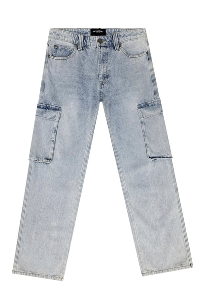 ANCHOR Baggy Fit Cargo Denim Jeans