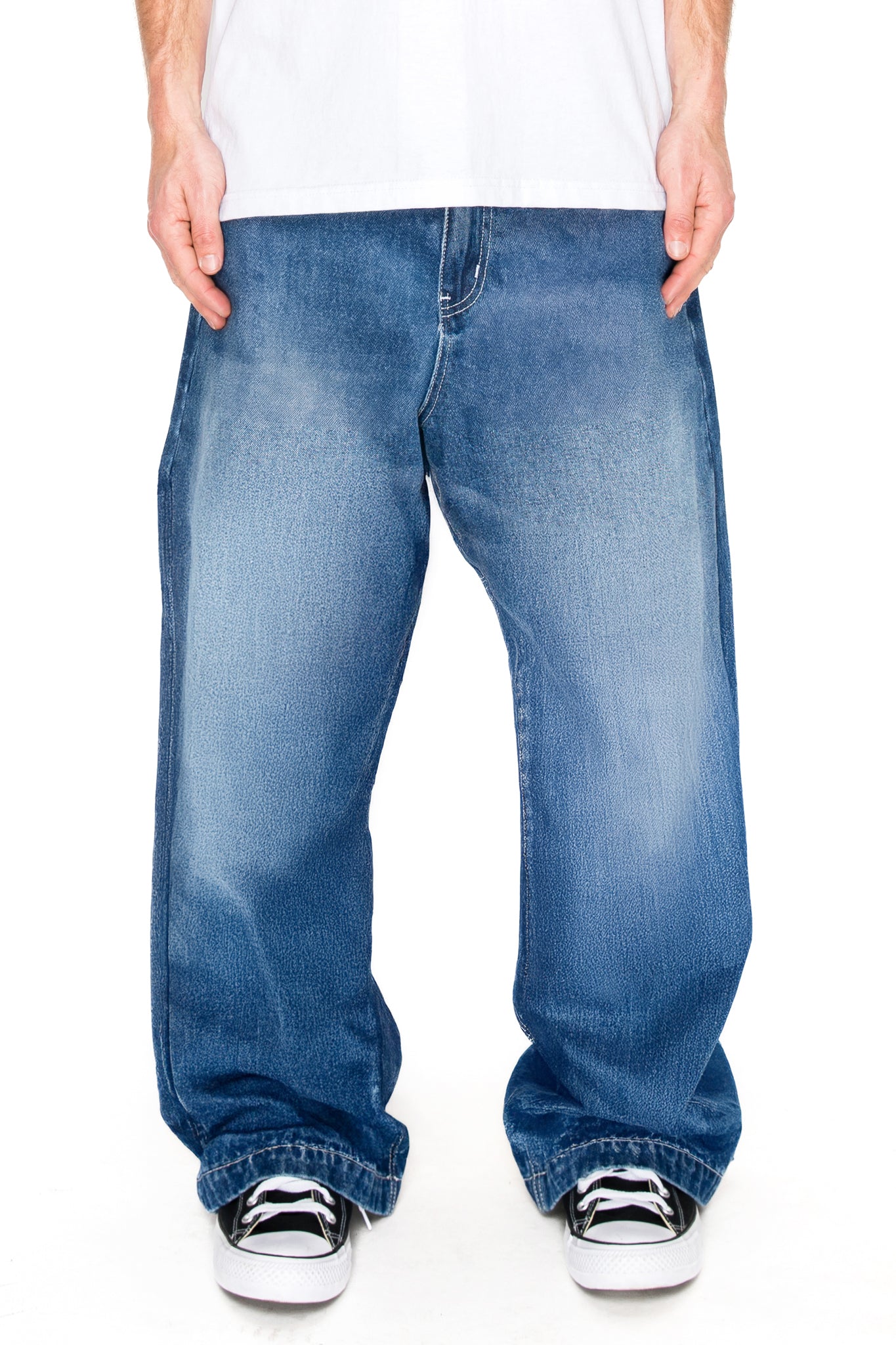 TITAN Ultra Baggy Y2K Wide-Leg Denim Jeans