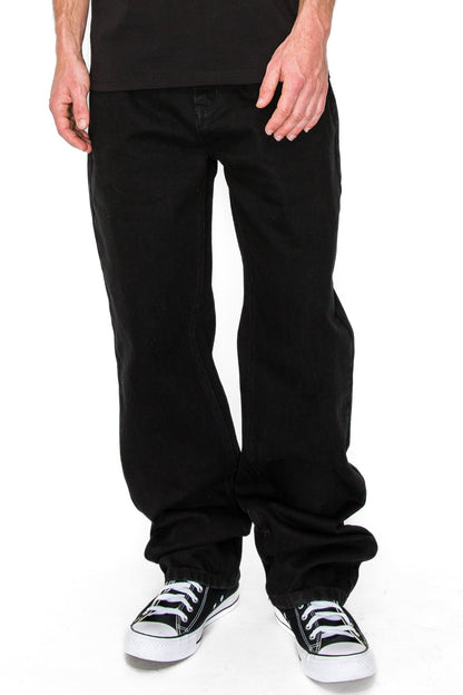 ATLAS Essential Baggy Denim Jeans - Black