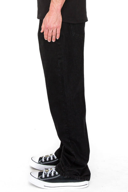 ATLAS Essential Baggy Denim Jeans - Black