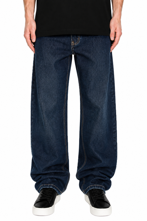 ATLAS Essential Baggy Denim Jeans - Midnight Indigo