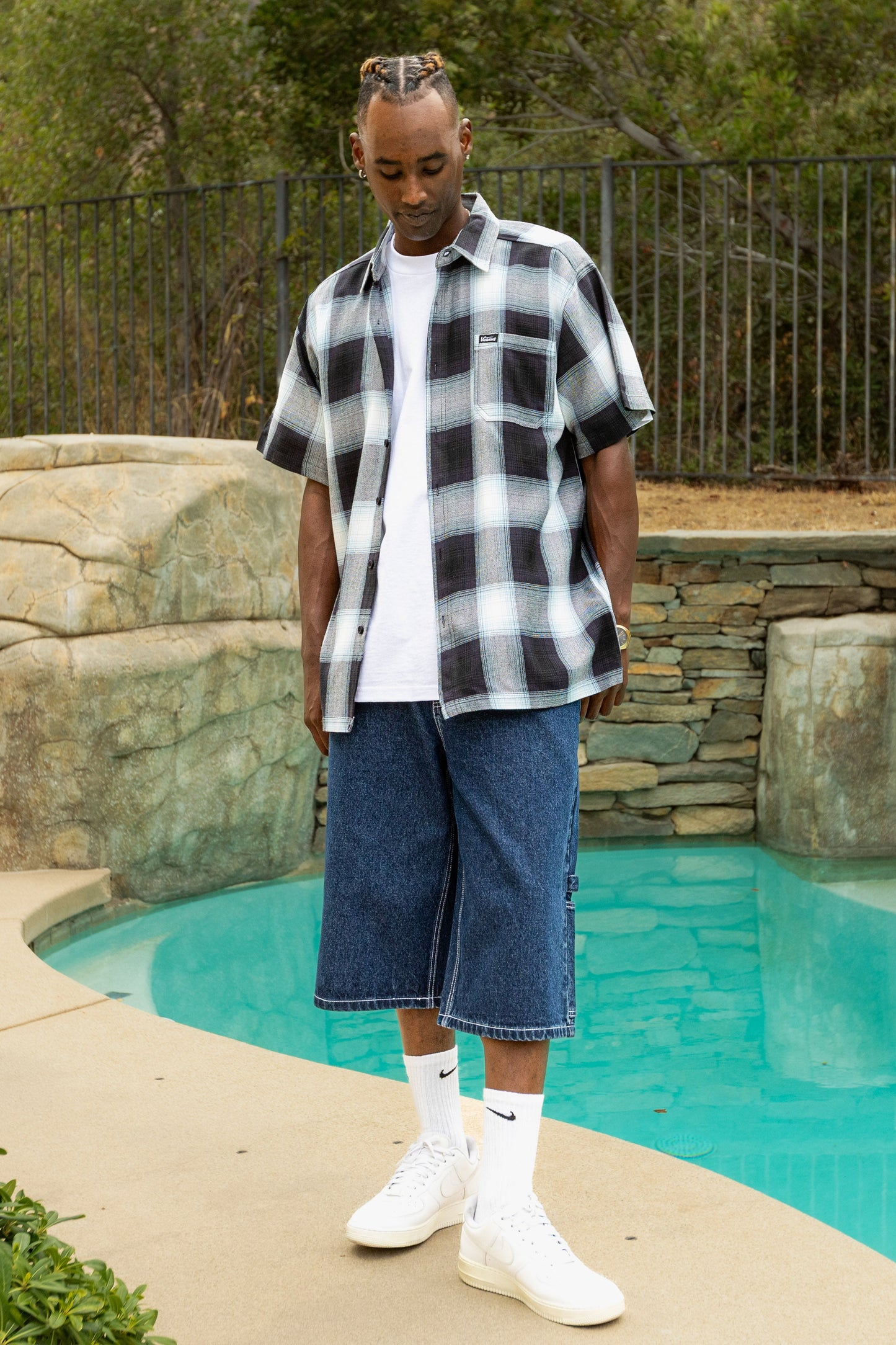 Plaid Short Sleeve Shirt