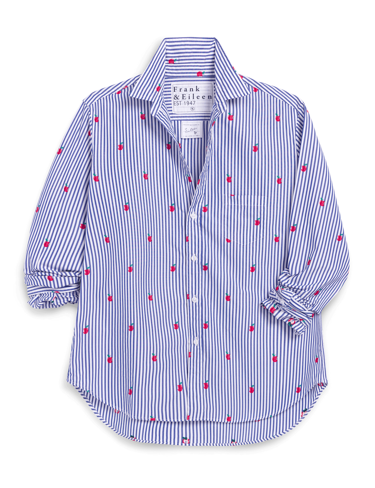 EILEEN NYC Apples, Italian Classic Poplin