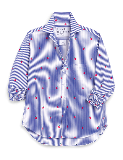 EILEEN NYC Apples, Italian Classic Poplin