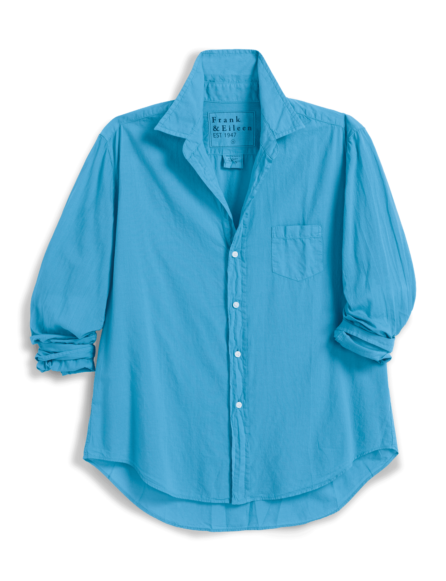 EILEEN Turquoise, Organic Voile