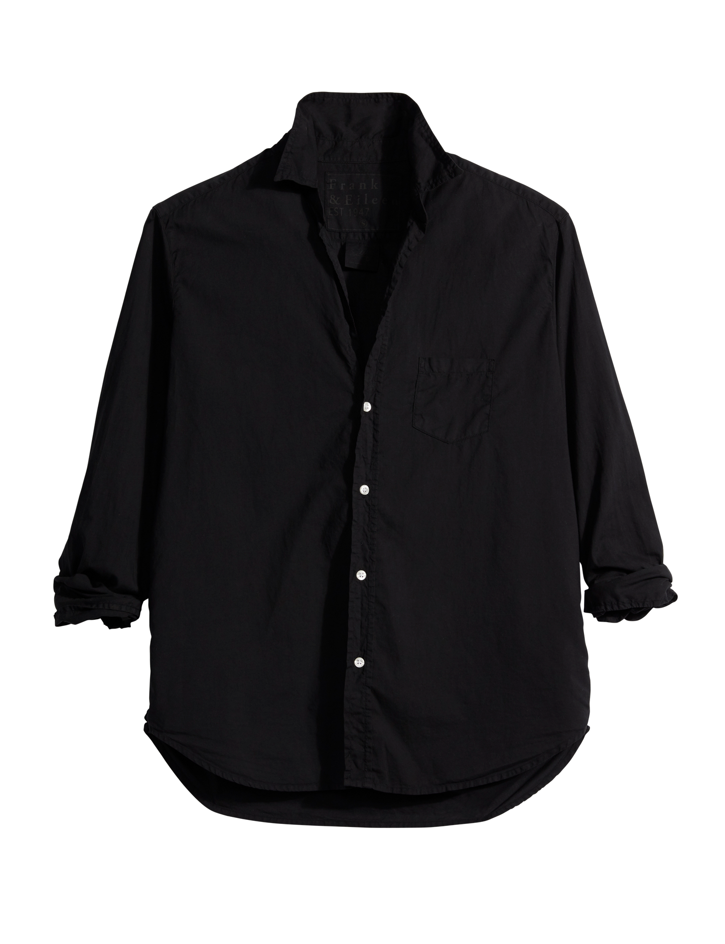 EILEEN Black, Italian Featherweight Poplin