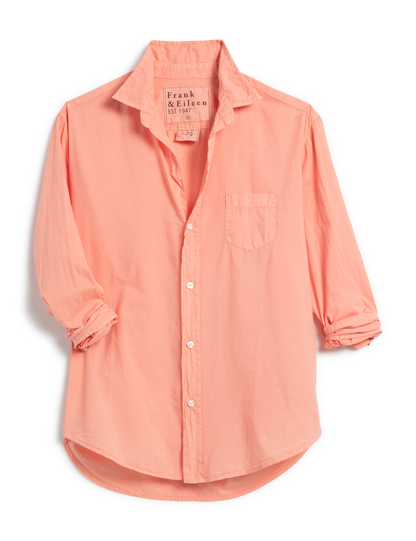 EILEEN Tangerine, Italian Featherweight Poplin