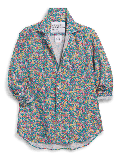 EILEEN Multicolor Flowers, Italian Classic Linen