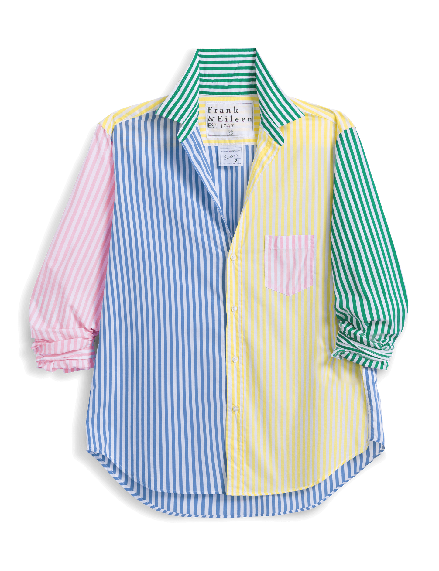 EILEEN Colorblock Stripe, Italian Cotton