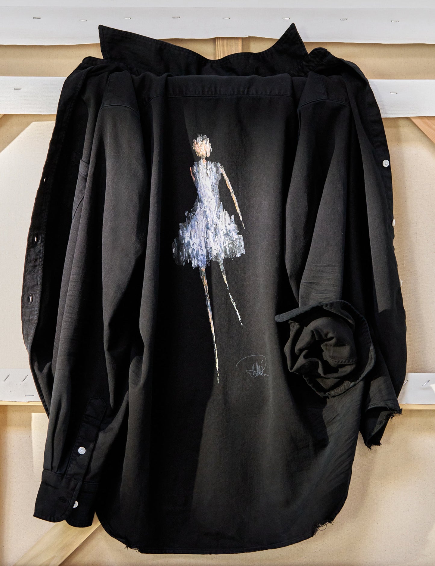 EILEEN Charlotte on Black Denim, Famous Denim
