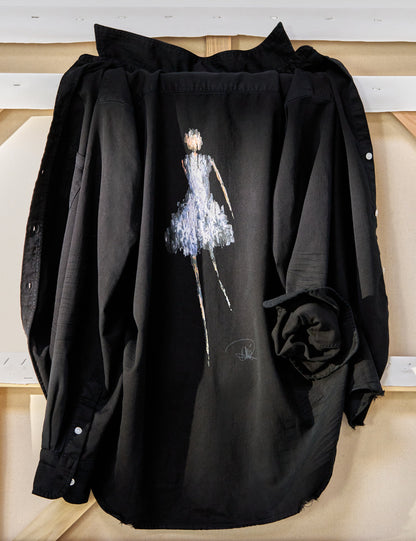 EILEEN Charlotte on Black Denim, Famous Denim