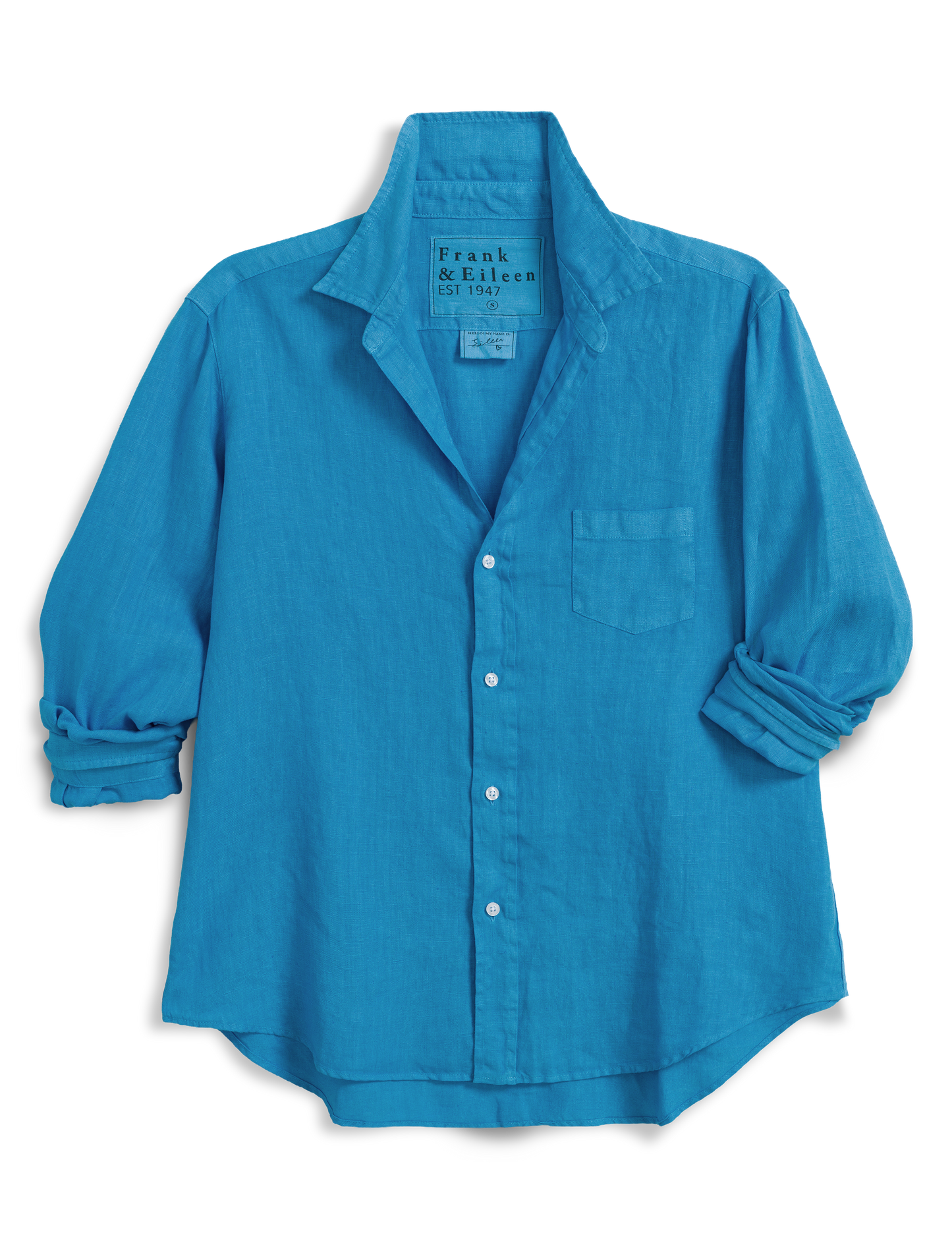 EILEEN Turquoise, Washed Linen