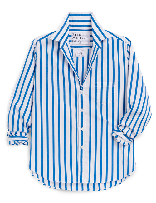 EILEEN Blue and White Stripe, Italian Superluxe