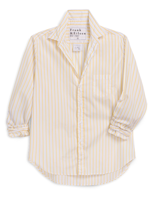 EILEEN Yellow and Navy Stripe, Italian Superluxe