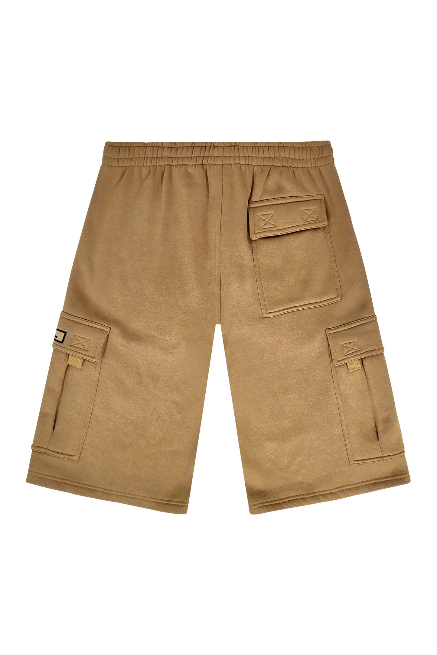 RESTRICT Baggy Fit Cargo Fleece Shorts