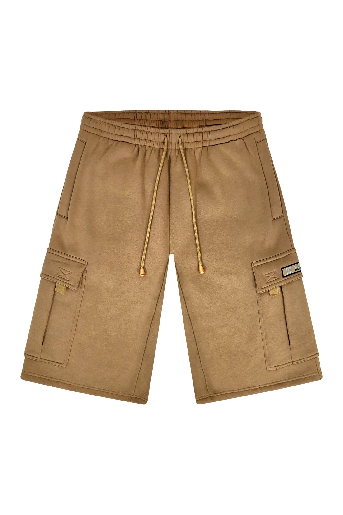 RESTRICT Baggy Fit Cargo Fleece Shorts