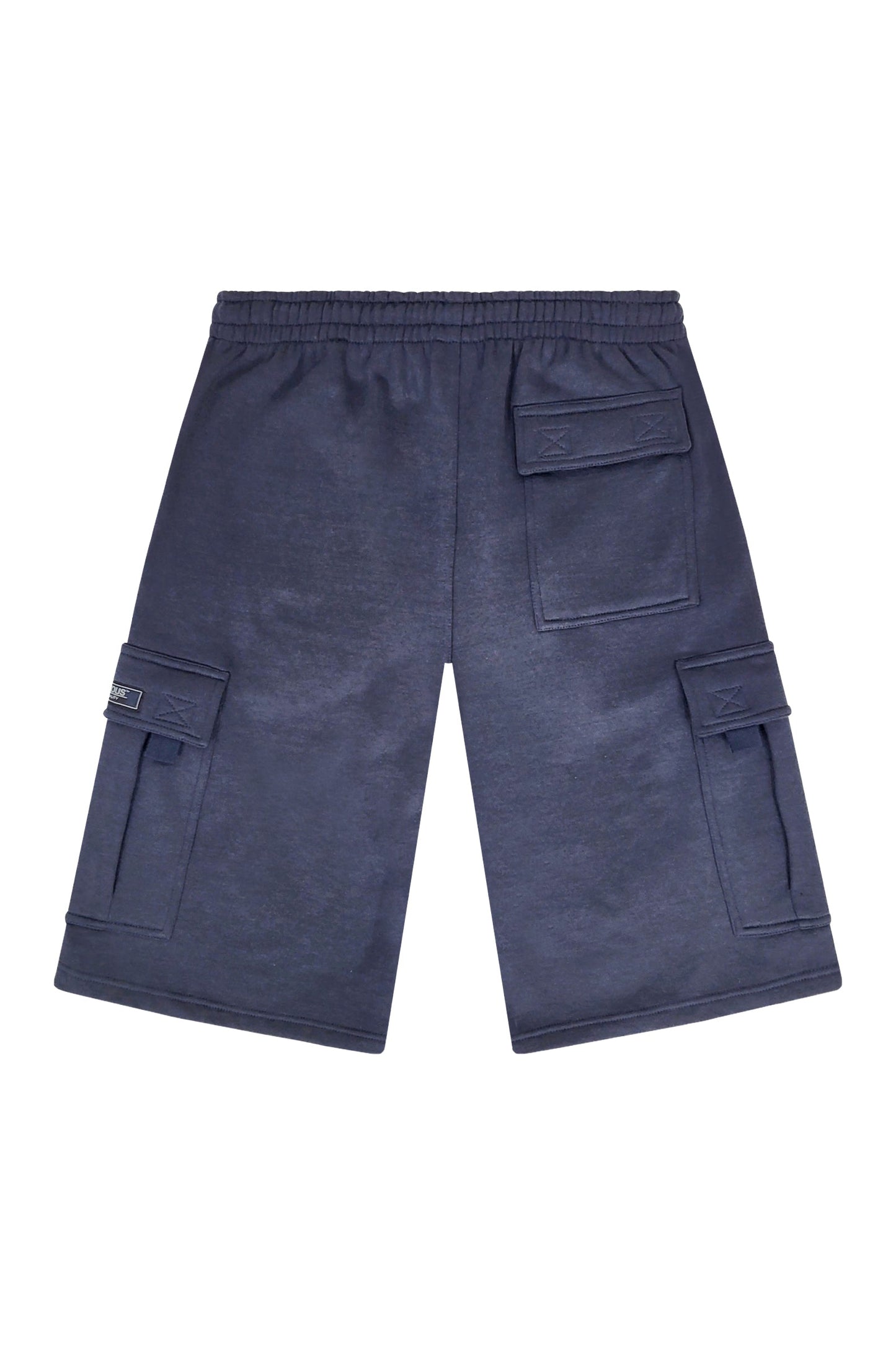 RESTRICT Baggy Fit Cargo Fleece Shorts