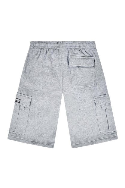 RESTRICT Baggy Fit Cargo Fleece Shorts