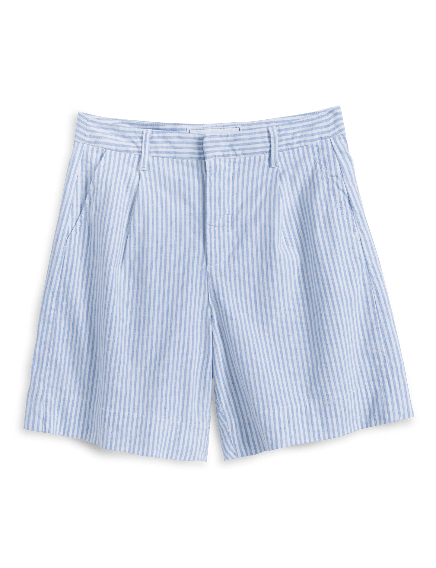 WATERFORD 7.5" Blue and White Stripe, Italian Performance Linen
