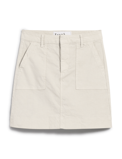JAMESON SKIRT Cement, Italian Performance Linen