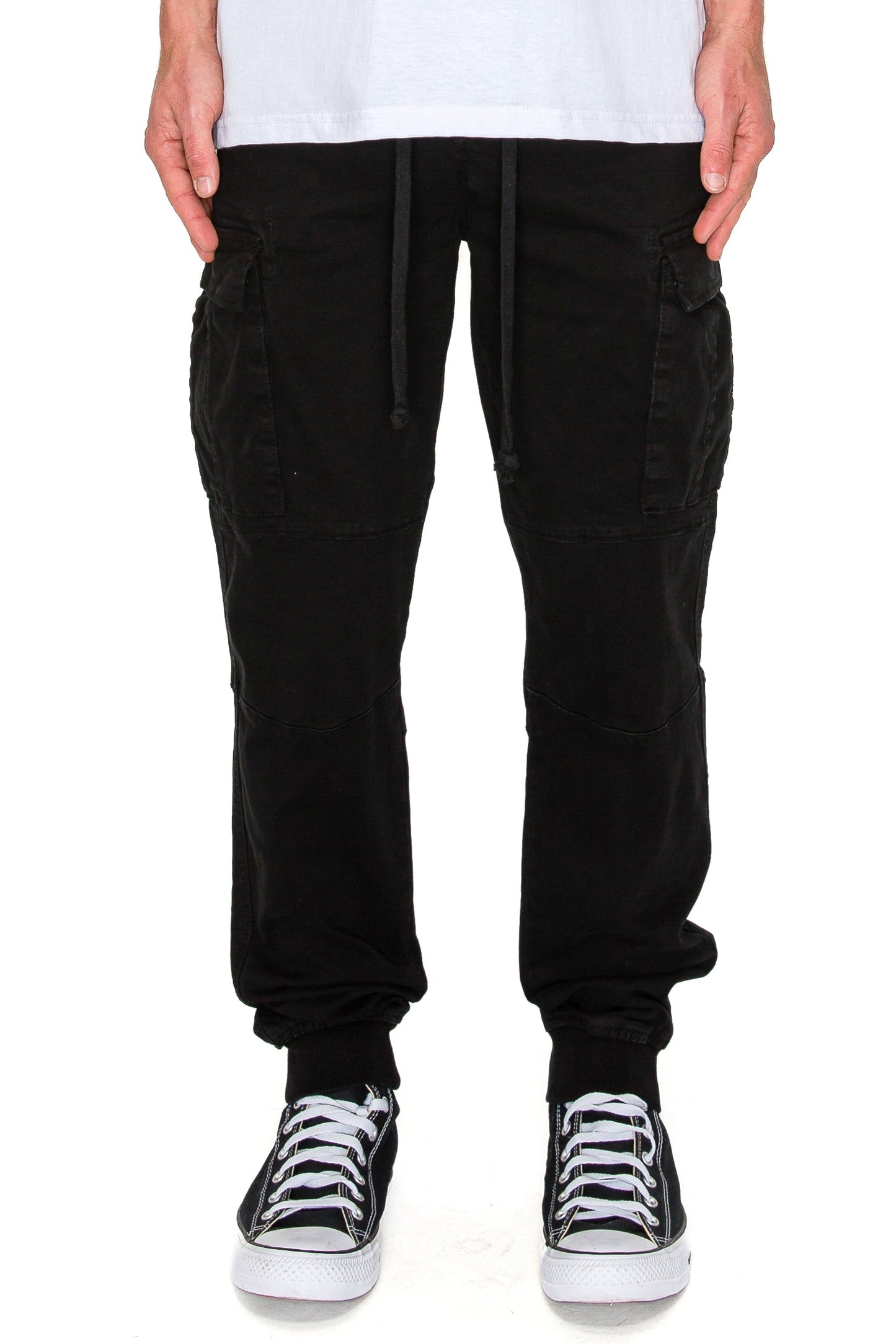 Premium Garment Washed Cargo Jogger