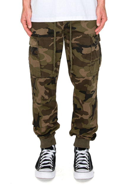 Premium Garment Washed Cargo Jogger