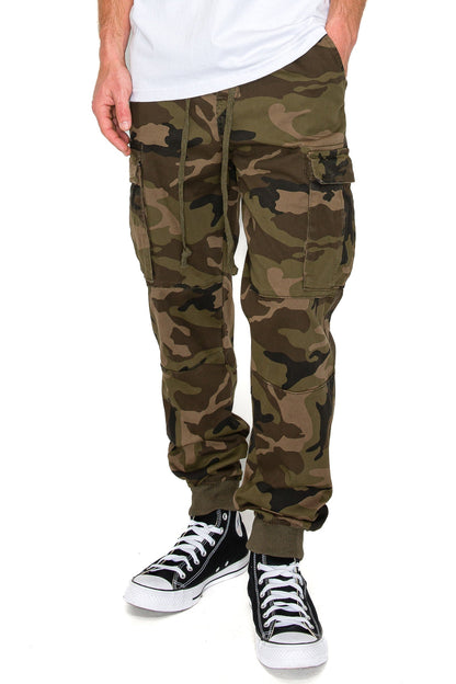 Premium Garment Washed Cargo Jogger