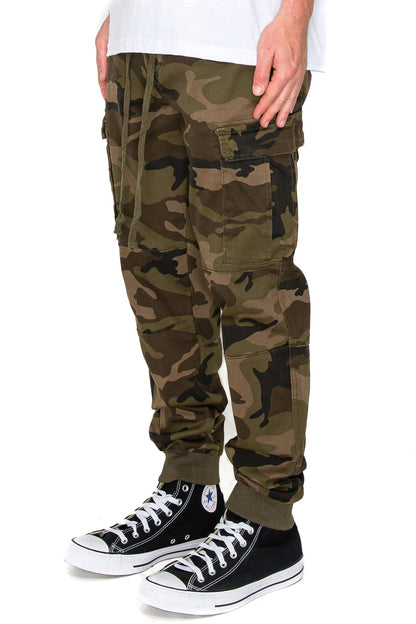 Premium Garment Washed Cargo Jogger