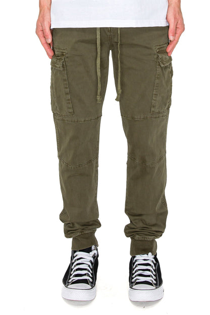 Premium Garment Washed Cargo Jogger