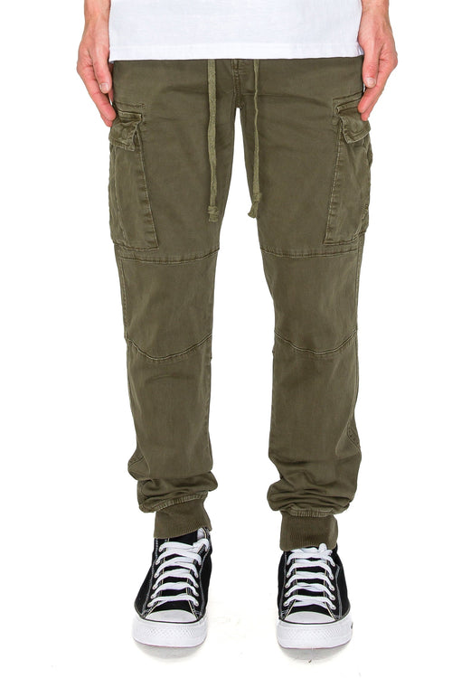 Premium Garment Washed Cargo Jogger