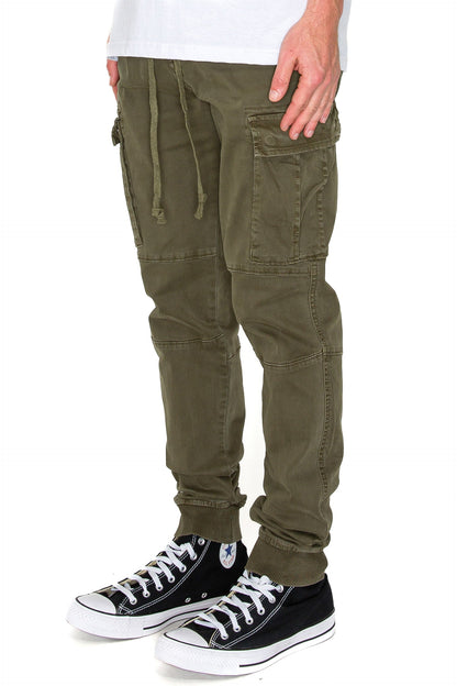 Premium Garment Washed Cargo Jogger