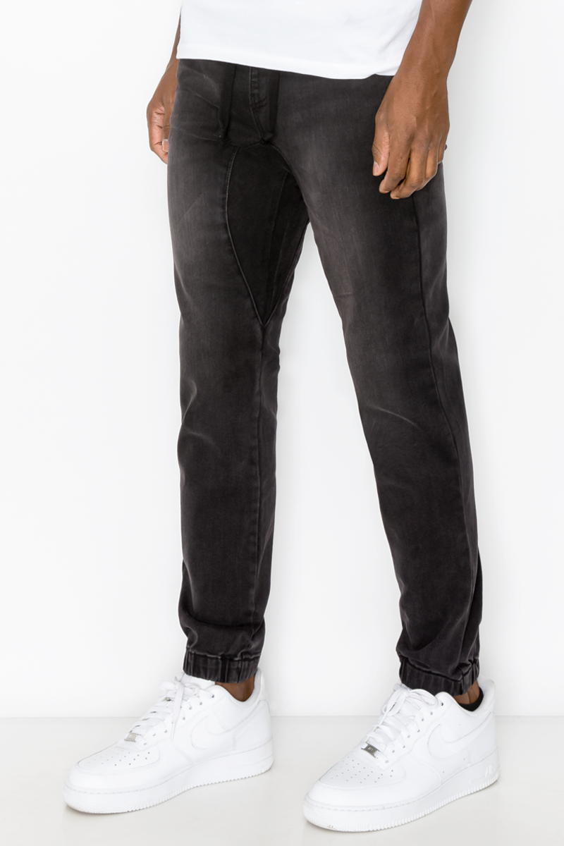 Essential Denim Jogger Pants