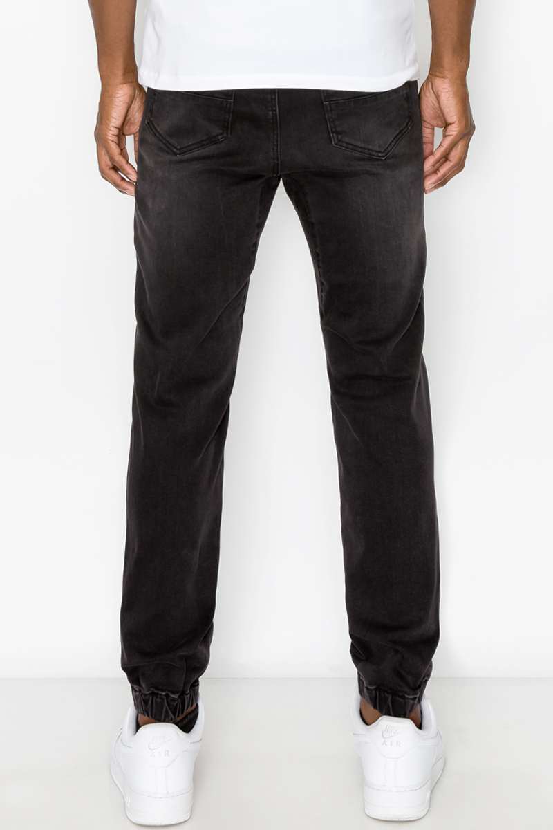 Essential Denim Jogger Pants