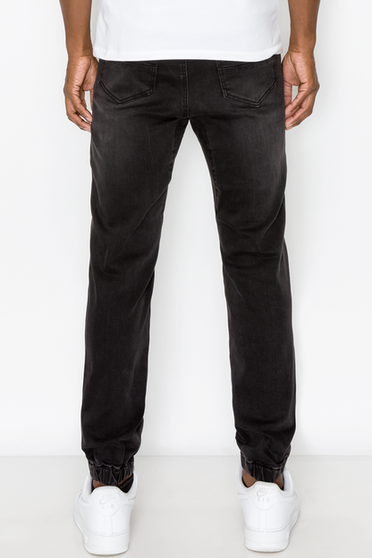 Essential Denim Jogger Pants