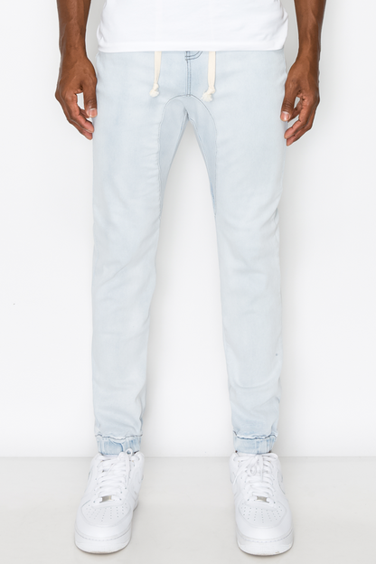 Essential Denim Jogger Pants