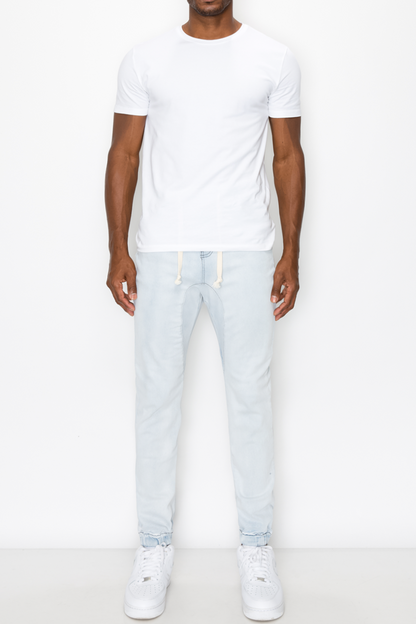 Essential Denim Jogger Pants