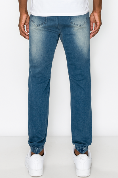 Essential Denim Jogger Pants